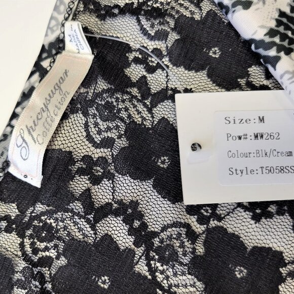 Spicy Sugar Black and White Sleeveless Body Hugging Dress Size S and Size M - Picture 9 of 9